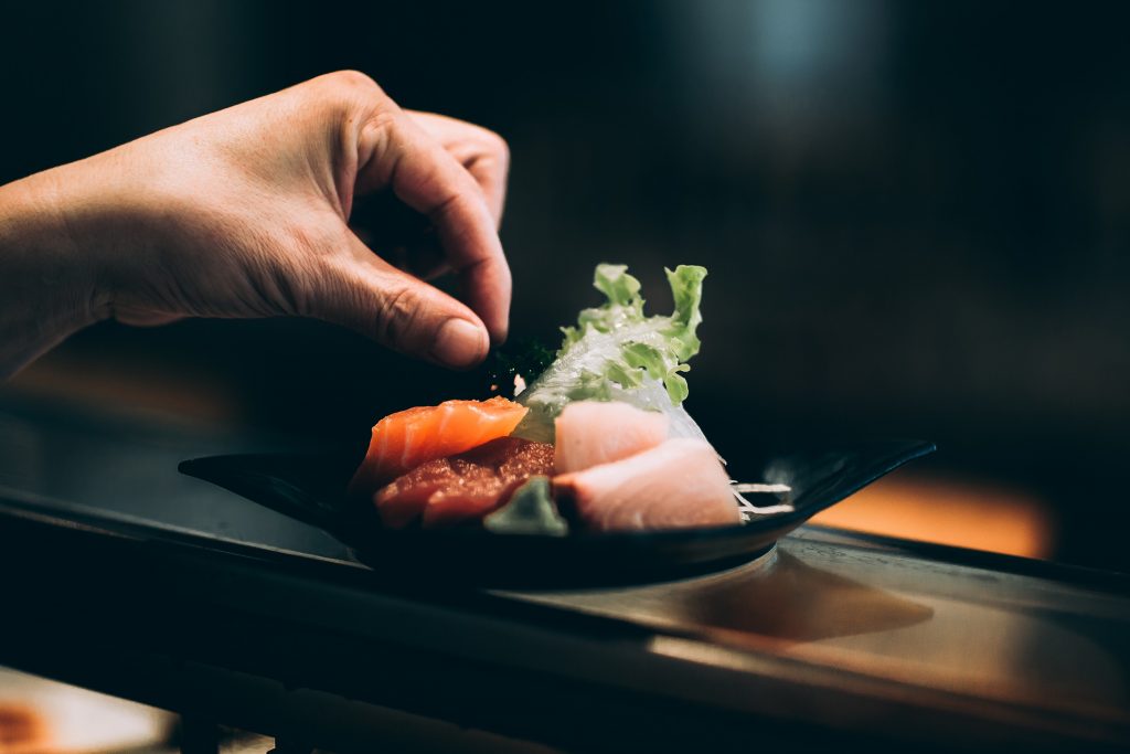 receitas com sashimi