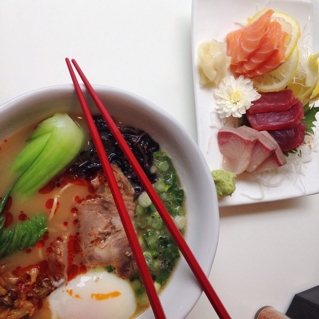 receitas com sashimi
