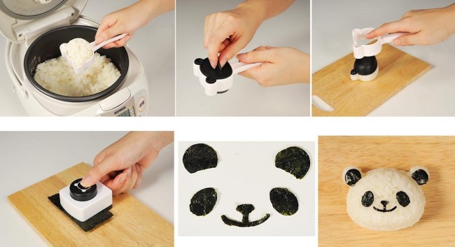 Onigiri de panda - obentô