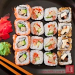 Diferentes tipos de sushi